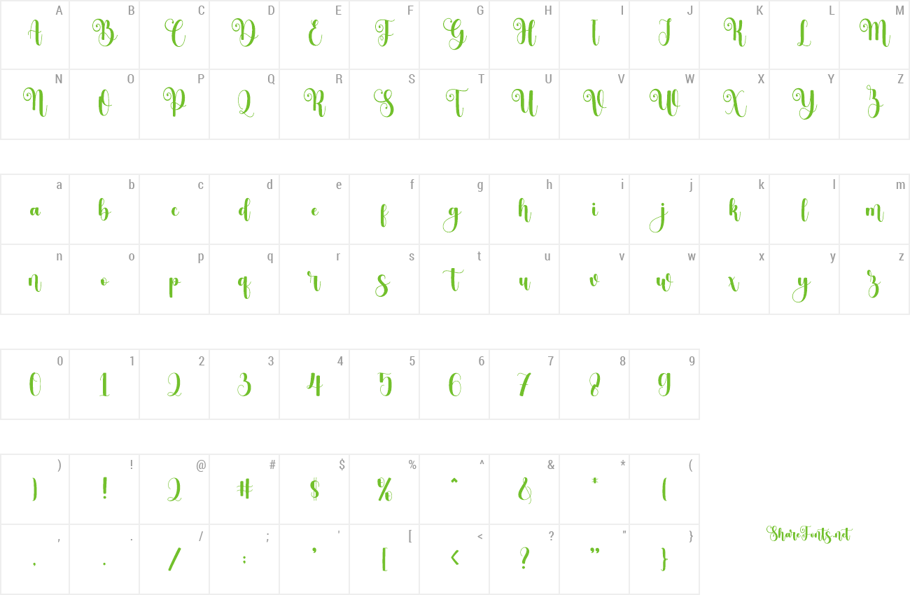 Font Twinkle Christmas preview